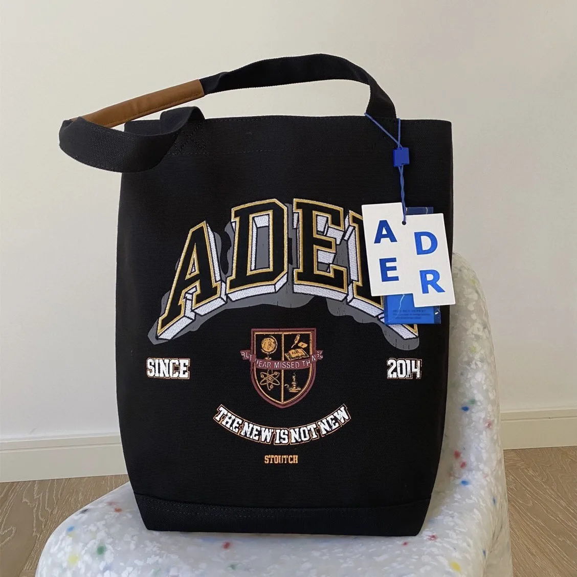 

Корейская Сумка-тоут Adererror, высококачественный портфель с надписью Alien, многофункциональный рюкзак большого размера для мужчин и женщин, тр...