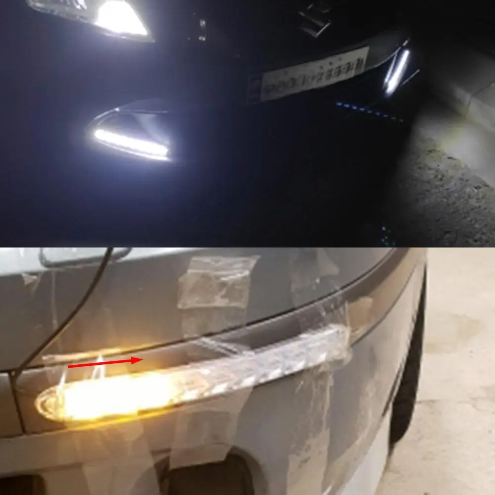 2X Авто дневные ходовые огни лампы Автомобильные фары дневного света светильник
