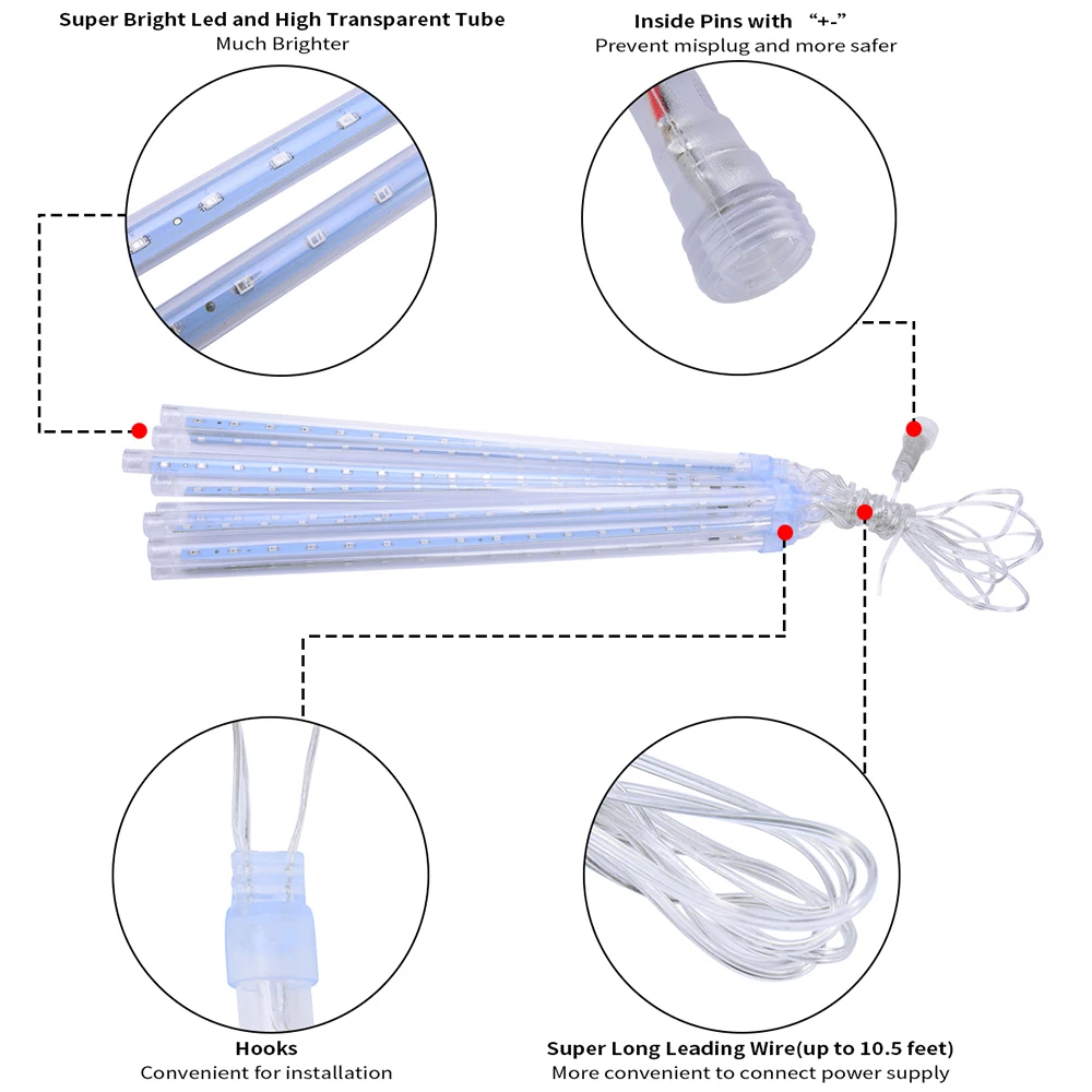 Рисунок 6 - Гирлянда-метеоритный дождь