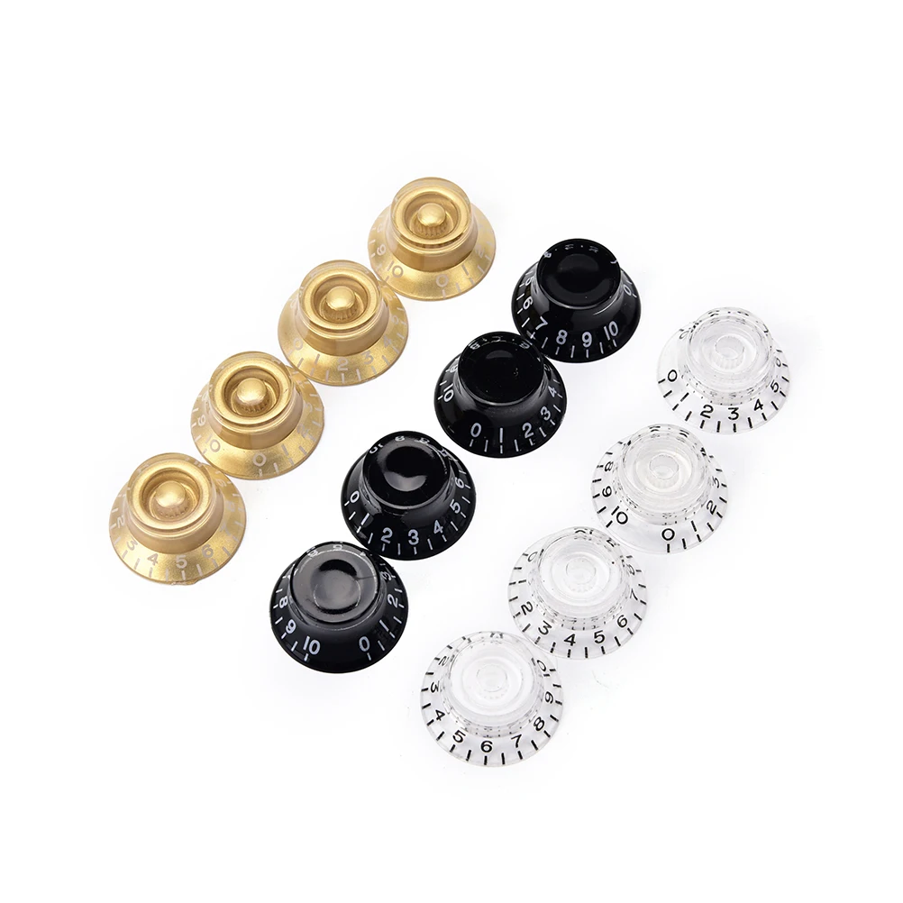 

IRIN 4pcs Guitar Volume Knob Guitar Knobs Speed Control Volume Tone For Guitar Replacement Accessories Volume Button Cap