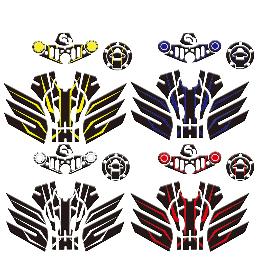 

For Yamaha YZF R15 YZFR15 Motorcycle accessories high style Epoxy resin process Anti slip Tank Pad Sticker protective Pads