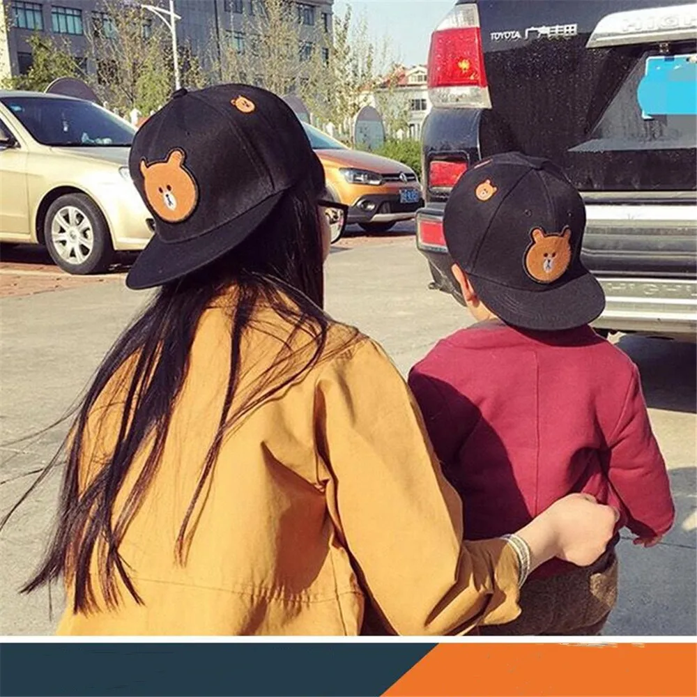 Бейсболка детская Спортивная черная сетчатая в стиле хип-хоп