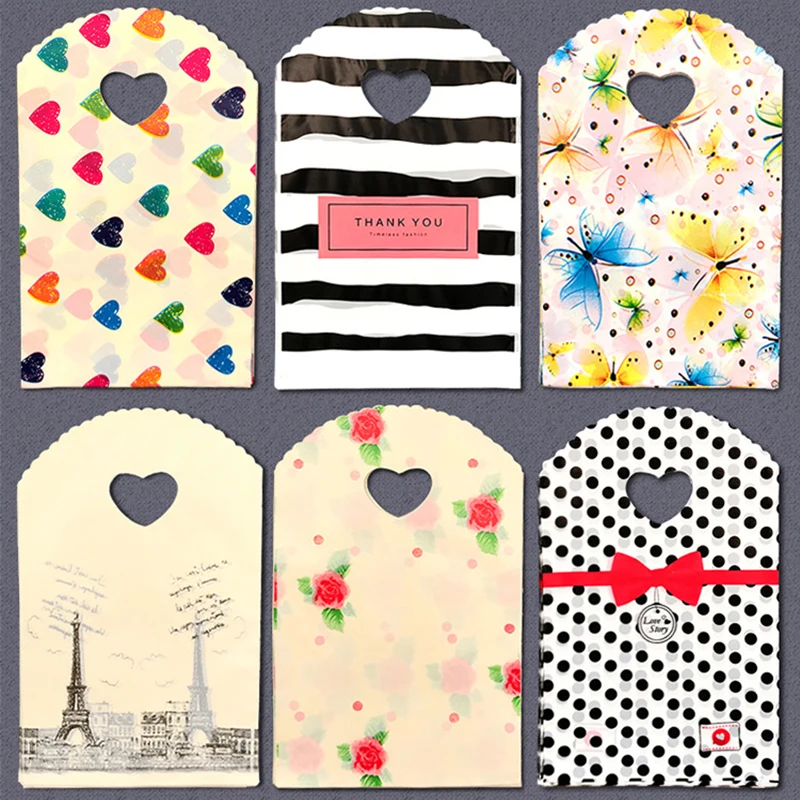 9x15cm * 13x21 см Мульти-стили с модным узором пластиковые мини Мешочки мешок ювелирных
