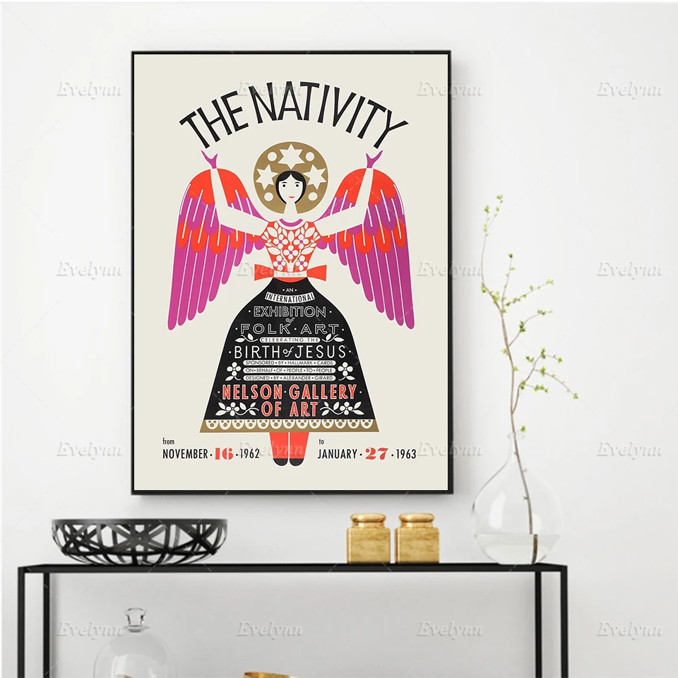 Оригинальный винтажный абстрактный настенный постер с изображением картины из