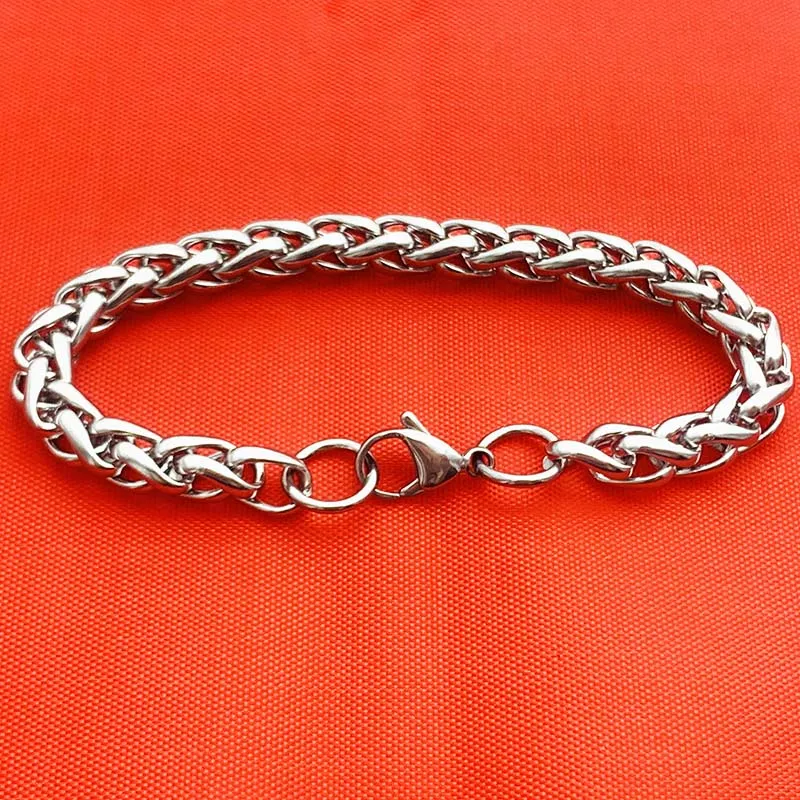 Серебряный женский браслет из нержавеющей стали 316L с фонарями ожерелье для