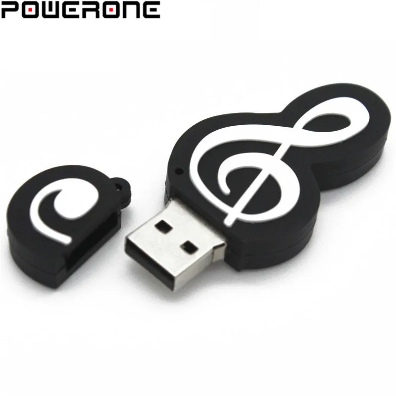 Милая Мини Флешка POWERONE в виде аккордеона 4 ГБ 8 16 32 64 usb флэш накопитель крутой