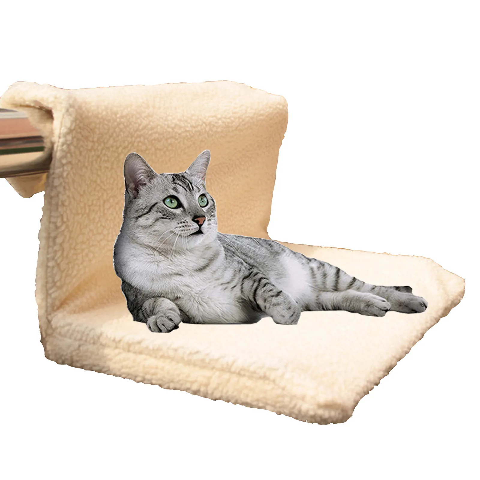 Висит радиатора для питомца собаки кровать теплый корзина из овечьей шерсти