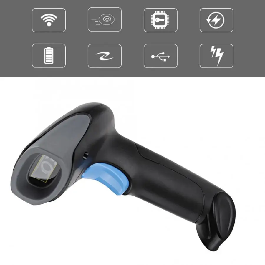 5VDC 100 м/328 08ft беспроводной лазерный сканер штрих-кода с USB разъемом для склада