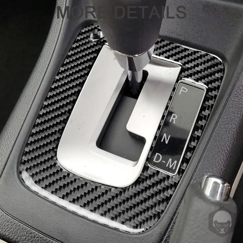Carbon Fiber Car Accessories For Subaru Impreza XV Crosstrek 2012 2013 2014 Gear Panel Frame Cover Sticker Car Trim Stickers