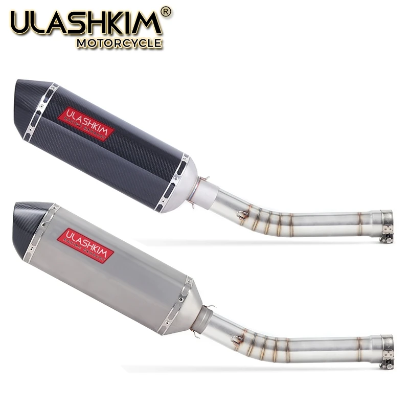 Глушитель выхлопной трубы мотоцикла средний передний Lik Slip On для Yamaha YZF 600 R6 1998 до