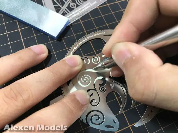 Инструменты для модели хобби линейка насекомых облако резная текстурная