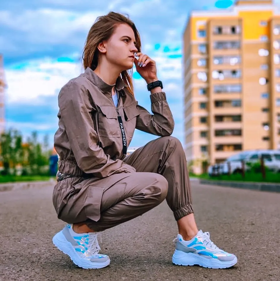 FUJIN/Брендовые женские повседневные кроссовки Женская и мужская обувь на плоской
