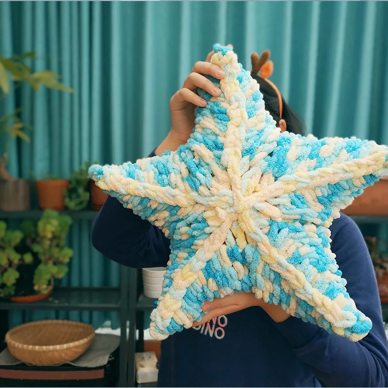 Полиэстеровая теплая хлопковая плетеная нить для вязания крючком 100 г/клубок |