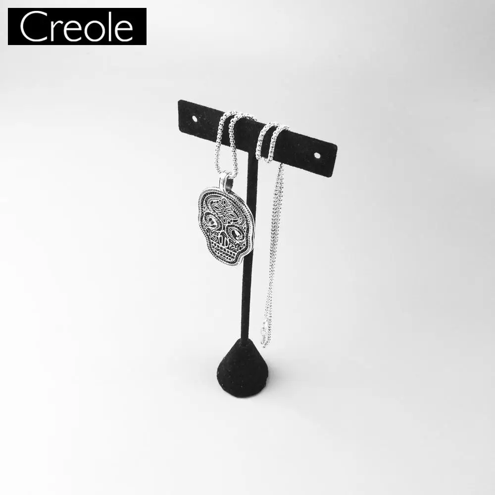 Ожерелье-цепочка с черным черепом подарок для мужчин и женщин 2019 в европейском