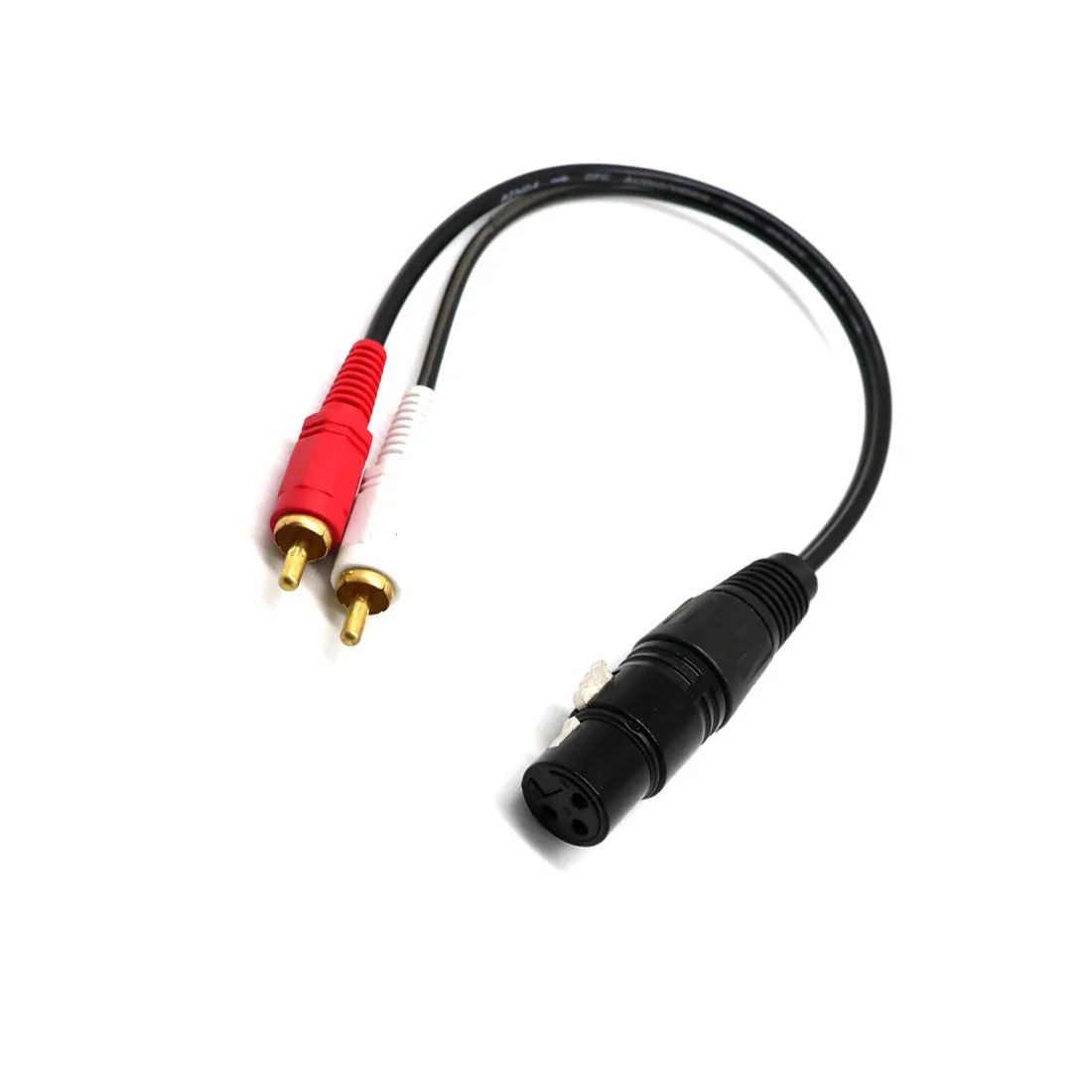 XLR female to double lotus two parallel XLR/RCA микрофон Микрофон гитарный кабель DMX сигнальный