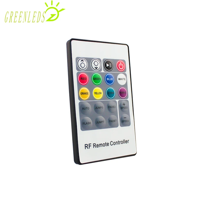 

LED RF remote 20 keys RGB Color Mini Controller DC12-24V 12A JM-QC20 Controller with Three Year Warranty