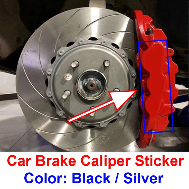 

1set Car Brake Caliper Sticker Car Accessories For AMG Mercedes Benz A C E R M class CLA GLA W204 W210 W124 W205 W203 Auto Goods