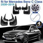 Автомобильный брызговик для Mercedes Benz C Class W204 W205 2008  2019, 4 шт., аксессуары для стайлинга, защита от брызг