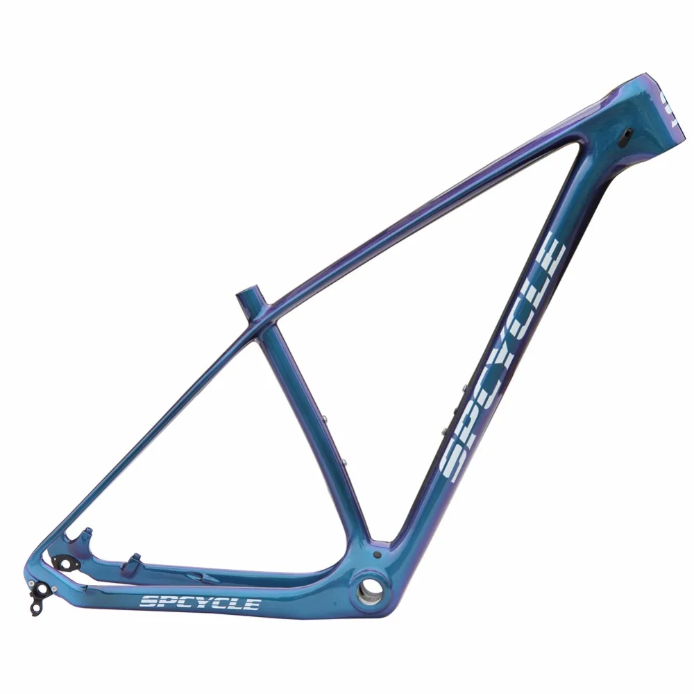Spcycle Хамелеон цвет 27,5 er 29er 650B MTB велосипеда полный карбоновые рамы, T1000 MTB горный велосипед карбоновые рамы BSA 73 мм