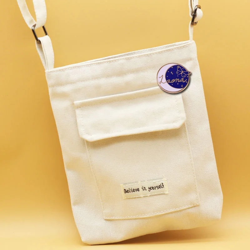 Эмалированная брошь Loona с изображением красивого звездного неба значок для