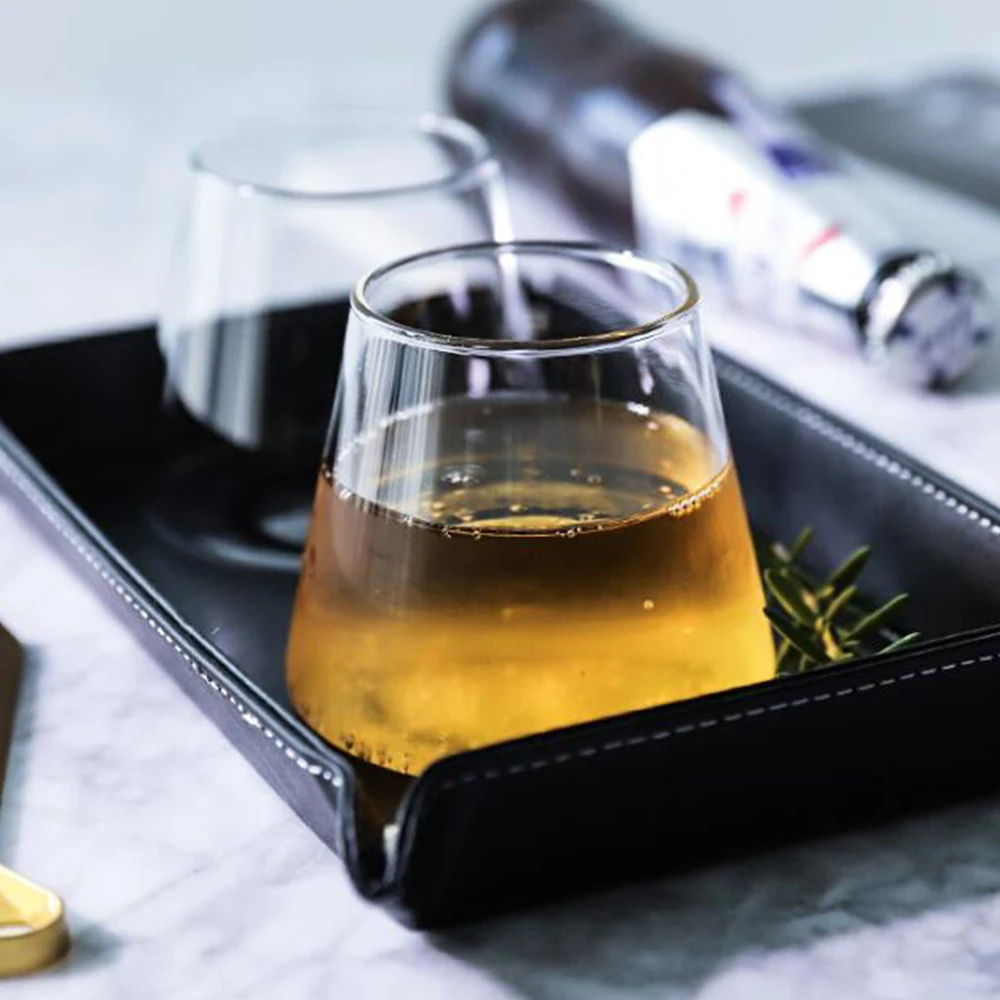 Creative High Borosilicate Glass Cup Beer Coffee Tea Mug Fuji Mountain Design Crystal Whisky XO Cups Whiskey Drinkware | Дом и сад