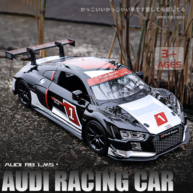 

1:32 AUDI R8 LMS Racing Car Alloy Car model Diecasts & Toy Vehicles Car Model Miniature Scale Model Sports Car Toys For Children