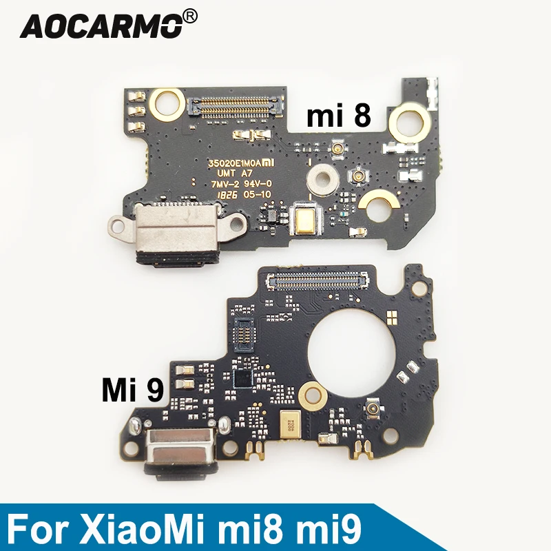 Aocarmo для Xiaomi Mi 8 9 Mi8 mi9 USB разъем быстрой зарядки зарядное устройство док станция