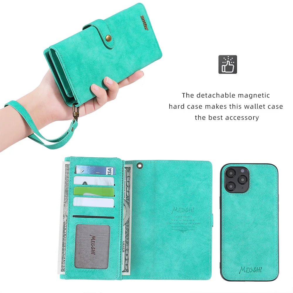 

Flip Case Leather Cover For Redmi Note 8 9 Pro For Xiaomi 10 Pro Zipper Wallet Coque Card Slots with Magnetic waterproof Coque