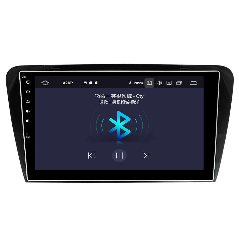 저렴한 자동차 라디오 멀티미디어 비디오 플레이어 Skoda Octavia 2014-2017 GPS 네비게이션 Recoder 4G 무선 Carplay