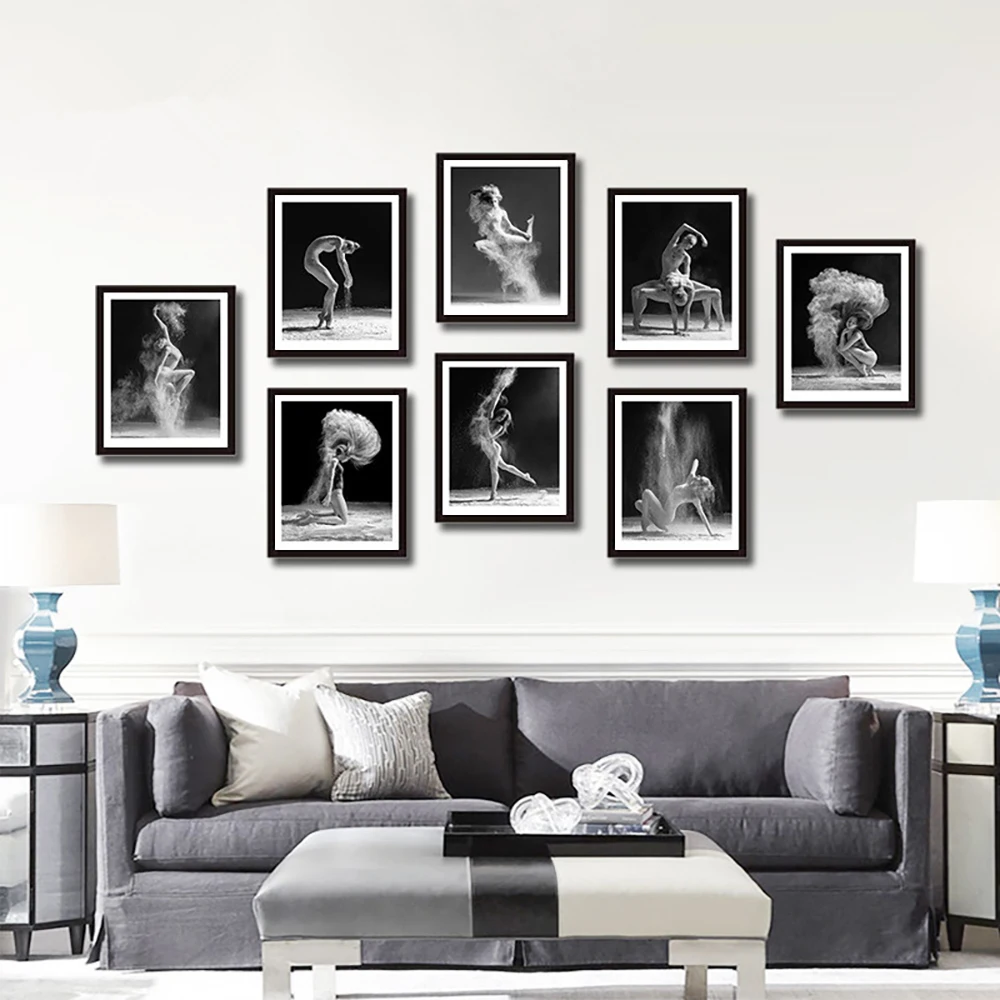 Печатные модульные картины в скандинавском стиле настенный художественный