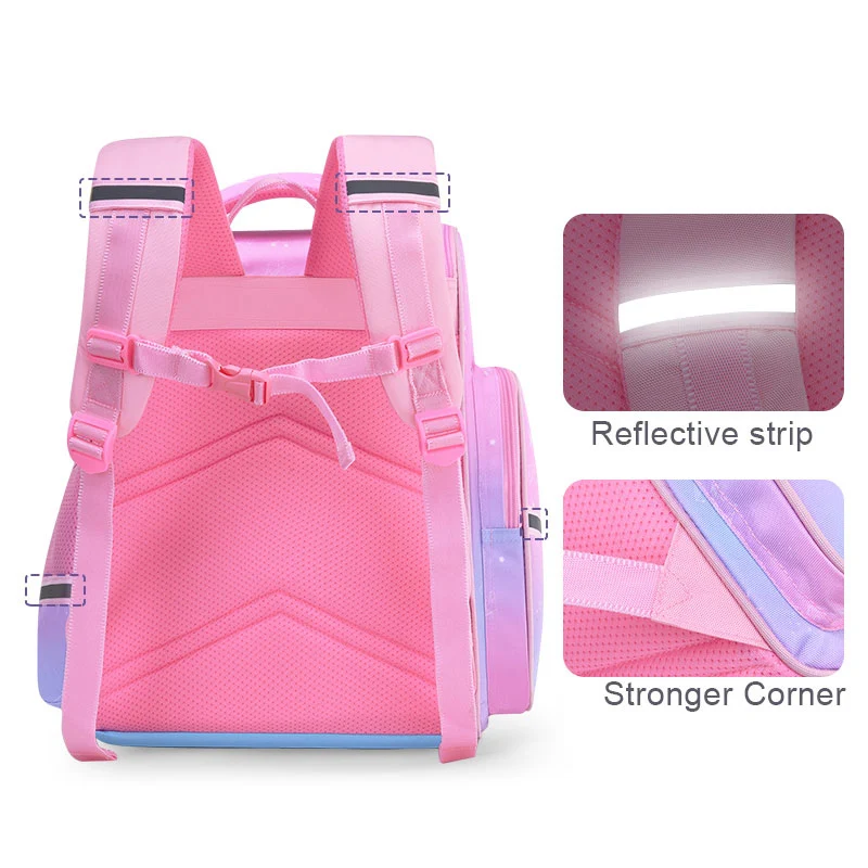 Beautiful Princess Girl Backpacks Light Weight School Bags for Students Big Capacity Children Backpack Kids Bags  Mochilas
