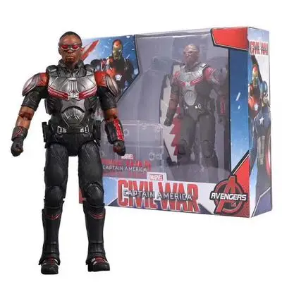 Falcon " Marvel Мстители Бесконечность войны танос человек паук Халк Железный человек Капитан Америка видение Сокол фигурка игрушки куклы - Цвет: Falcon