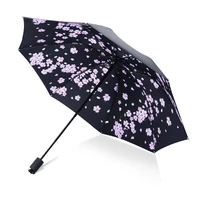 yada ready stock flower fold umbrella rainy floral princess wedding umbrella for women uv windproof umbrellas parasol yd200069