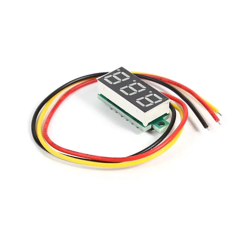 0 28 дюймов DC 0-100V цифровой светодиодный Дисплей датчик Напряжение вольтметр