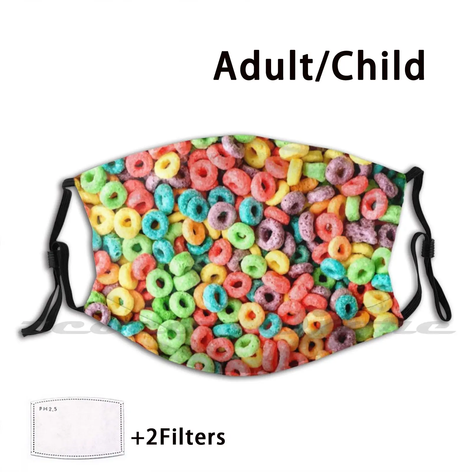 

Fruit Loops! Mask Diy Washable Filter Pm2.5 Mouth Trending Fruit Loops Breakfast Cereal Cereal Lover Cereal Cereal Killer