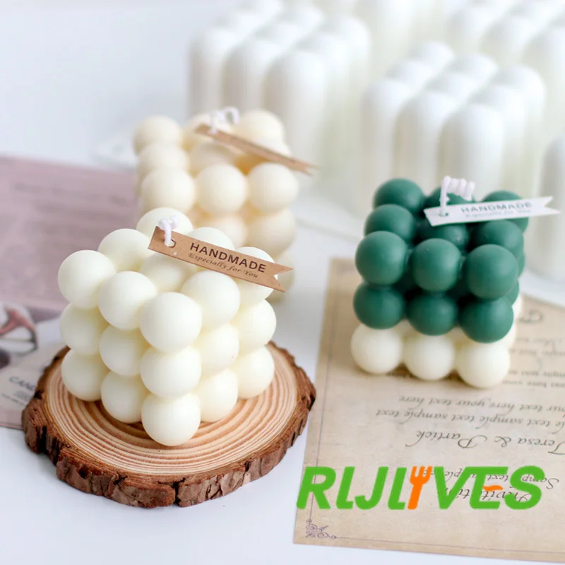 

3D Silicone Candle Mold DIY HandMade Wax Candle Mold Aromatherapy Plaster Mould Handcraft Ornaments Home Decor Tools