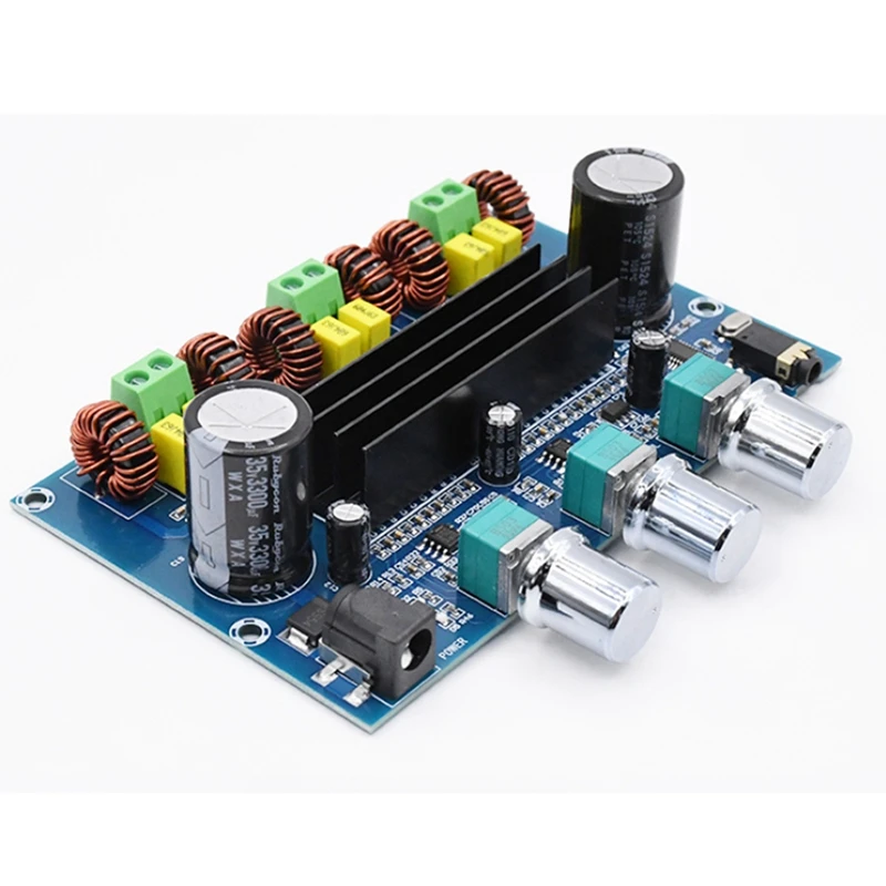 XH-A305 Digital Power Amplifier Board TPA3116D2 Bluetooth 5.0 2.1 Channel o Bass AUX AMP Module от AliExpress WW