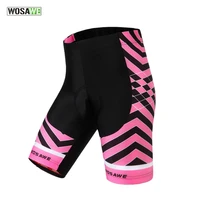 wosawe women cycling shorts 4d gel padded shockproof mtb bicycle shorts road bike shorts ropa ciclismo biker riding tights