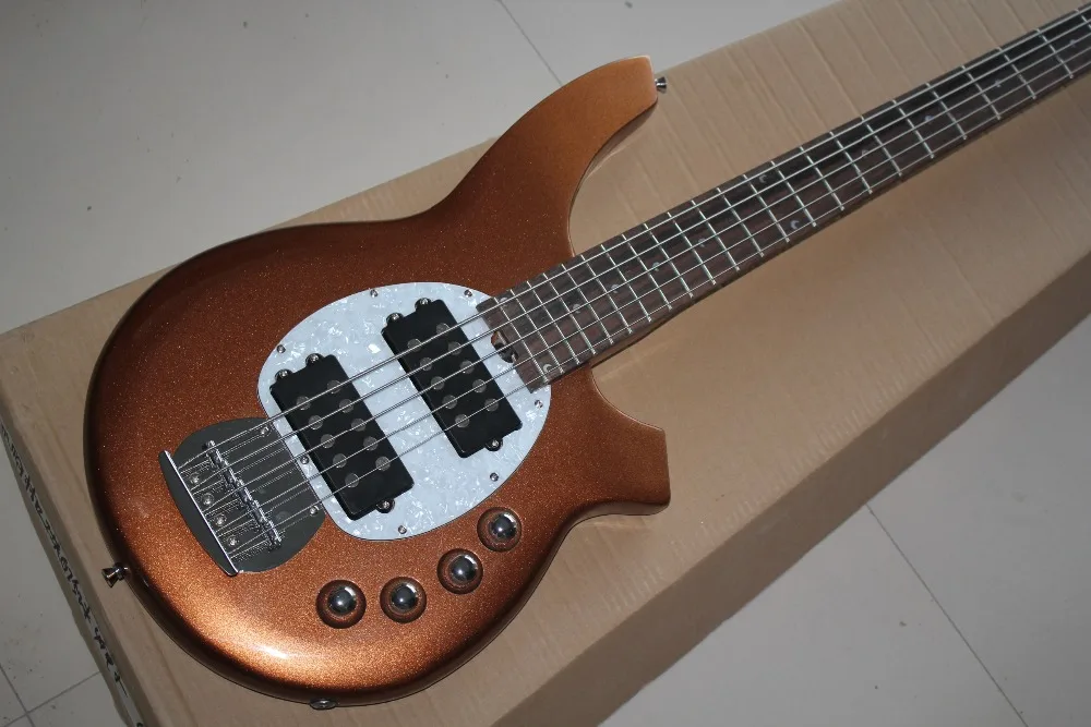 Новинка года+ фабрика+ Ernie Ball Music Man морской скат BONGO Bass металлический цвет 6 струн bongo bass для музыкантов, Бонго