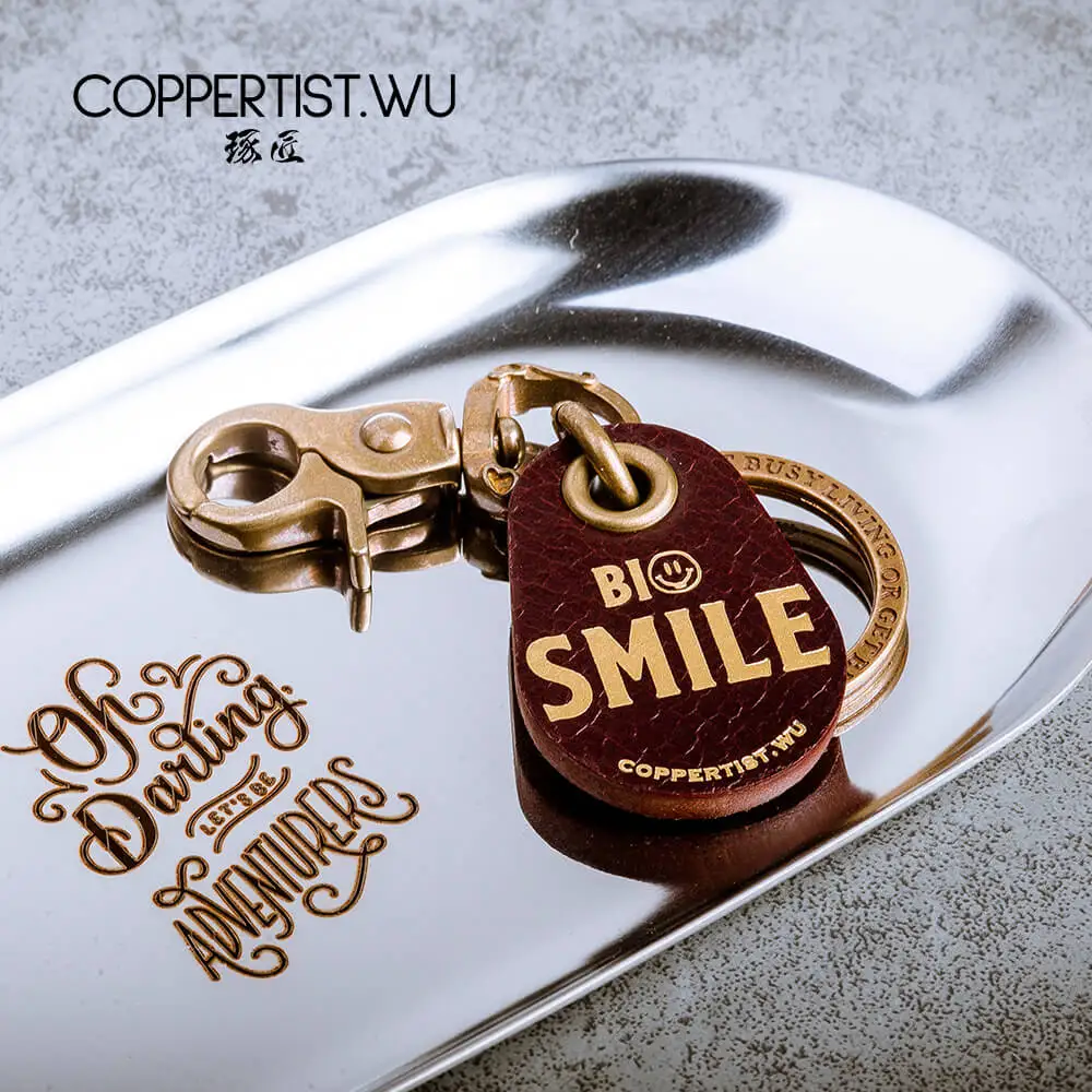 COPPERTIST.WU ручная работа бронзовые брелки для мужчин легко зажимаемые
