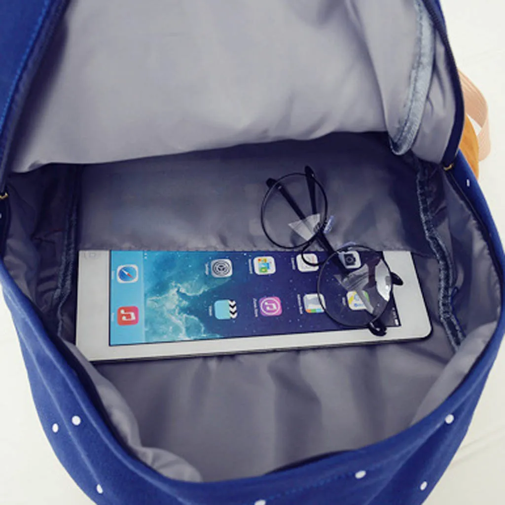 

New Large schoolbag cute Student School Backpack Dot Kawaii Waterproof bagpack Fashion school book bags for teenage girls kids