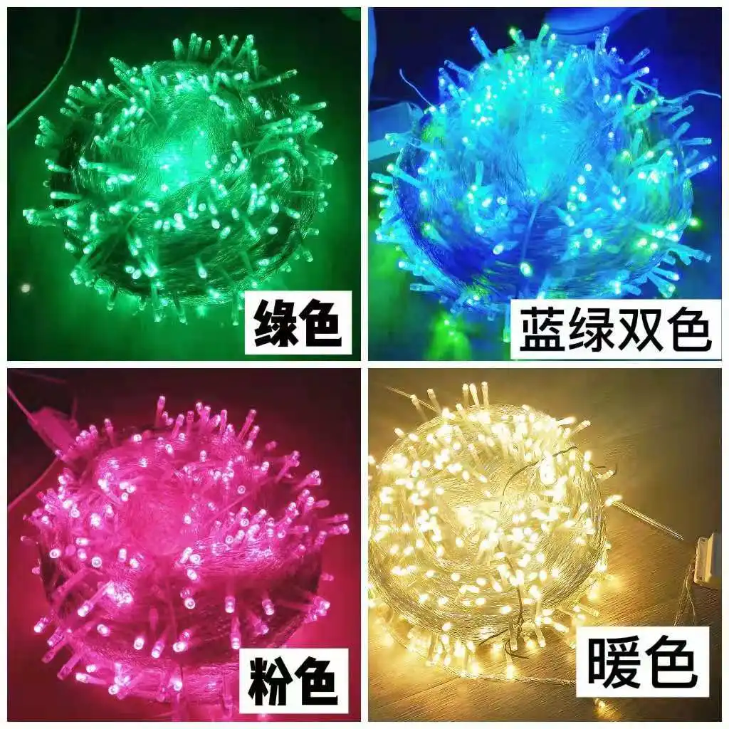 

СВЕТОДИОДНАЯ Гирлянда для украшения комнаты, праздничная Рождественская атмосфера в стиле интернет-знаменитостей, снаружи спальни, свадьб...