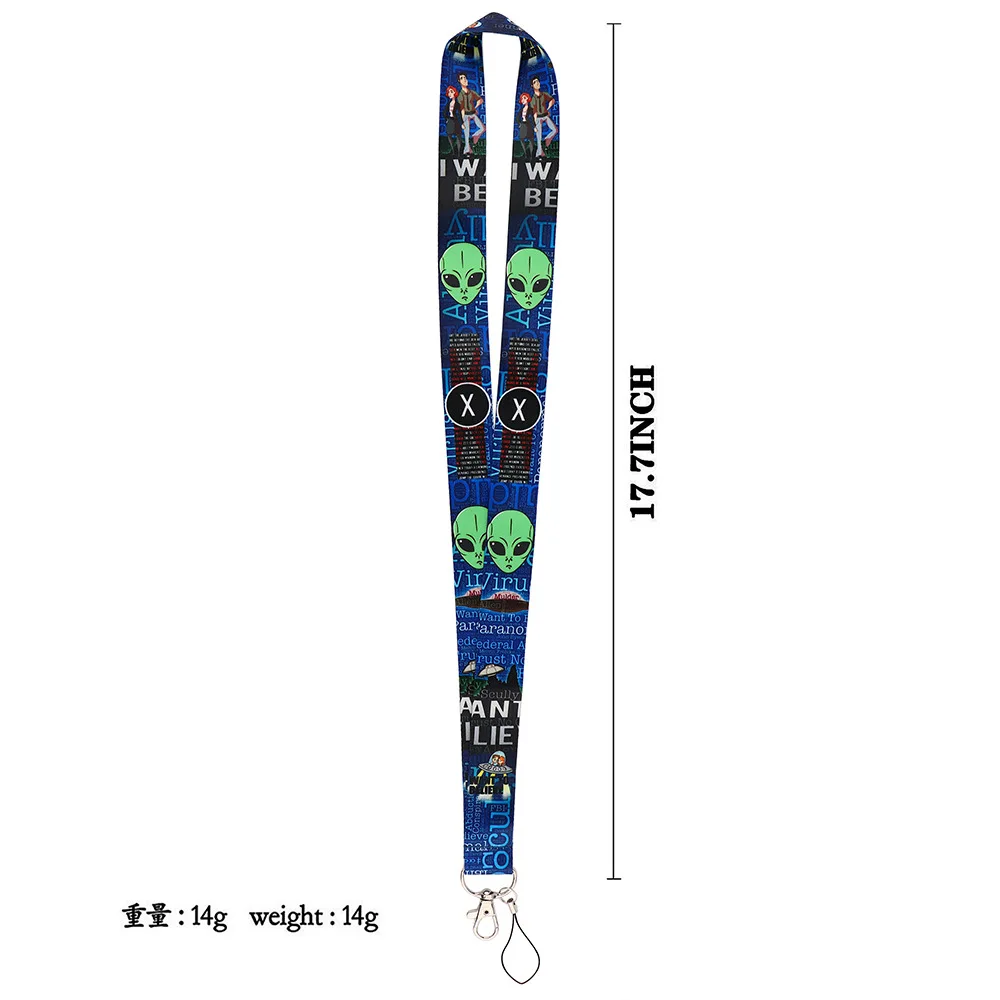 Лидер продаж модный брелок с зеленым инопланетянином мультяшный шнурок забавный