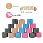 5 см * 5 м перфорированная ткань из дышащего хлопка кинезиологии кинезиологическая эластичная Липкая лента дышащая мышцы ленты спортивная клей коленей