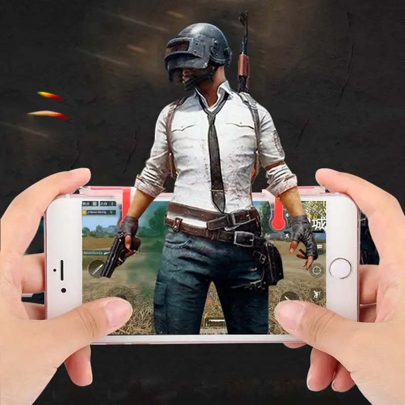 2 шт. MN геймпад джойстик для PUBG игровой триггер умная кнопка огня Aim триггер ключ L1R1 шутер контроллер для мобильного телефона игры
