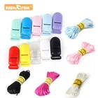 Цепочка с силиконовыми бусинами, для прорезывания зубов, 20 мм