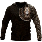 Куртка Aztec Mayan с 3D принтом татуировки для мужчин и женщин, толстовка в стиле Харадзюку, унисекс, Повседневная Готическая уличная одежда, свитшот, пуловер AZ056