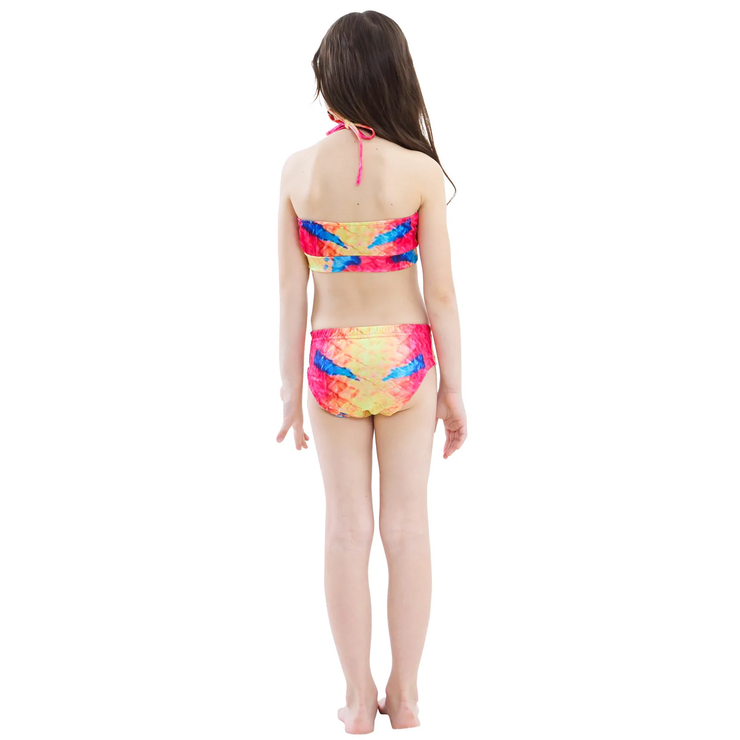 Купальный костюм Ариэль с хвостом русалки для девочек детская одежда плавания