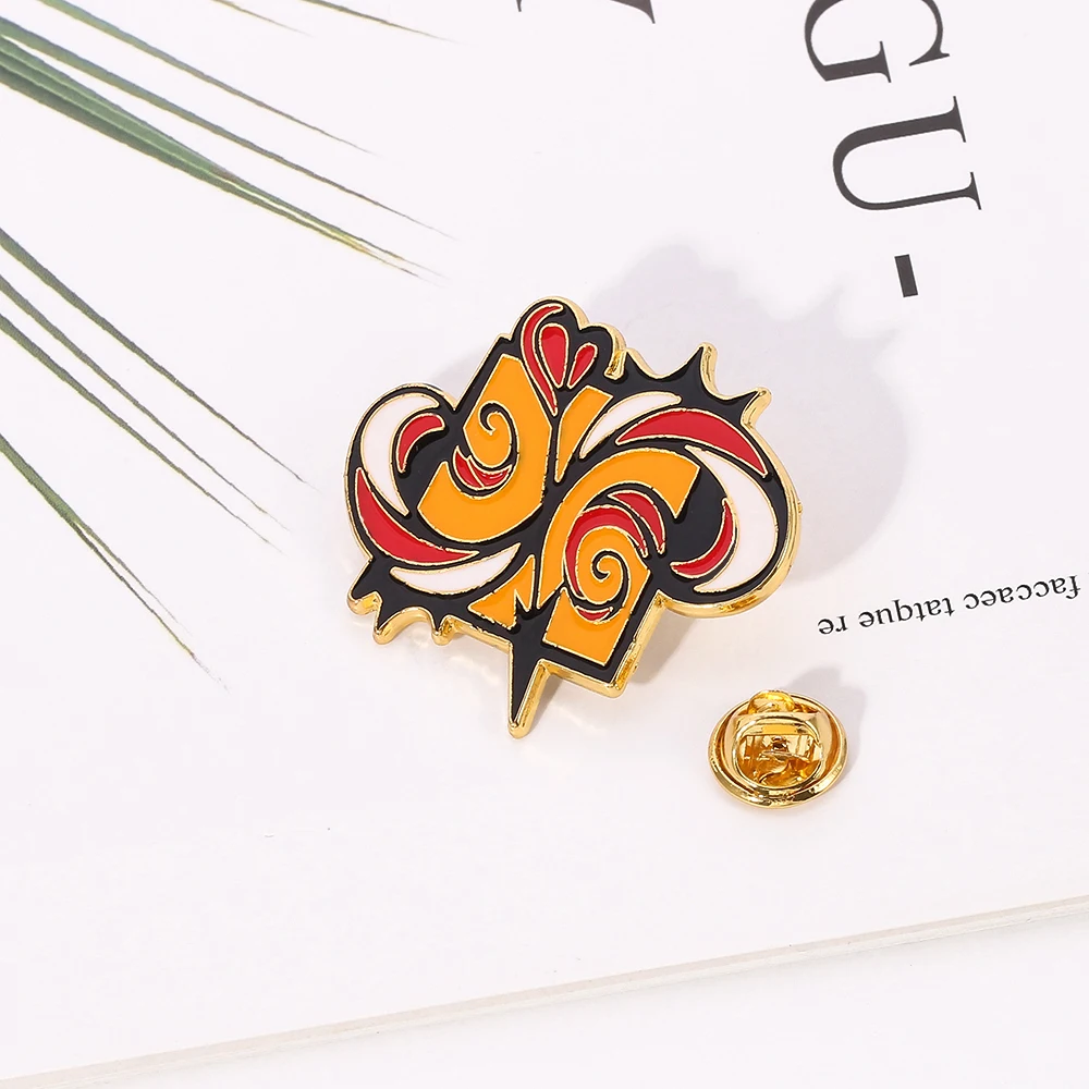 Аниме периферийный бесконечный скейтборд логотип Cos брошь двухмерные