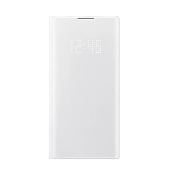 samsung светодиодный смарт-чехол для телефона чехол для samsung GALAXY Note10 Note 10 Plus Тонкий флип-чехол - Цвет: White
